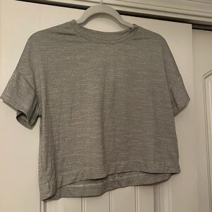 All in motion workout tee with cutout back